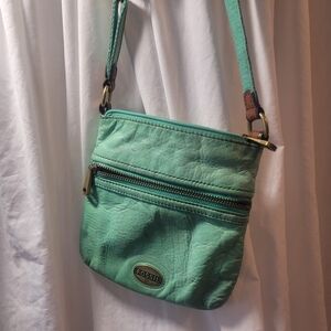 Fossil Mint Crossbody Bag